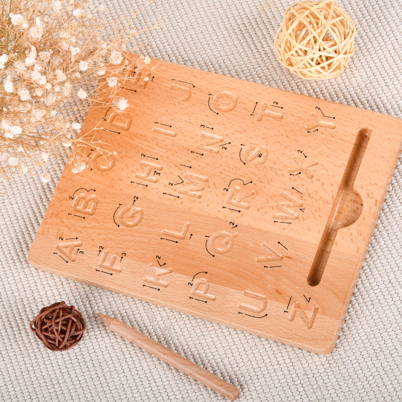 Montessori Schreibbrett – Spielerisch Buchstaben & Zahlen lernen ✍️🔤🔢