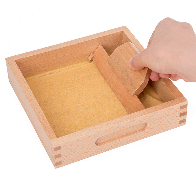 Sandmalerei Lernspiel – Buchstaben & Zahlen spielerisch entdecken