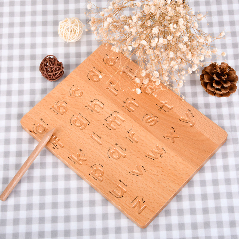 Montessori Schreibbrett – Spielerisch Buchstaben & Zahlen lernen ✍️🔤🔢