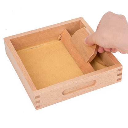Sandmalerei Lernspiel – Buchstaben & Zahlen spielerisch entdecken