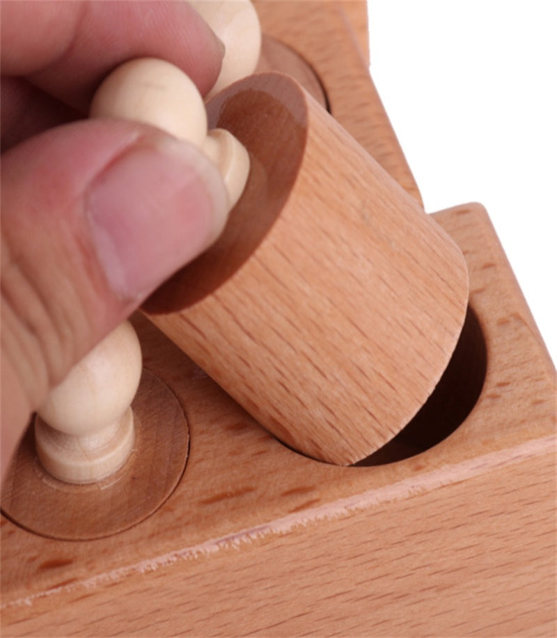 Mini Zylinder-Set – Sensorisches Montessori Lernspielzeug