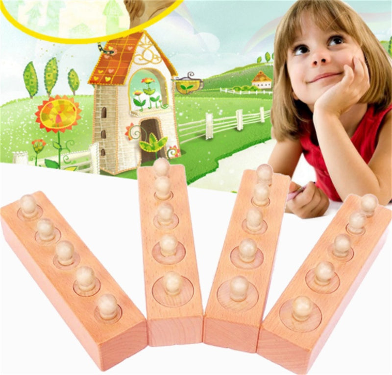 Mini Zylinder-Set – Sensorisches Montessori Lernspielzeug