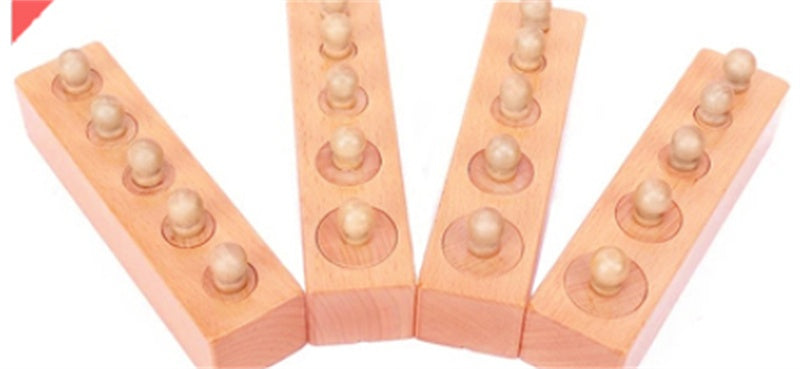 Mini Zylinder-Set – Sensorisches Montessori Lernspielzeug